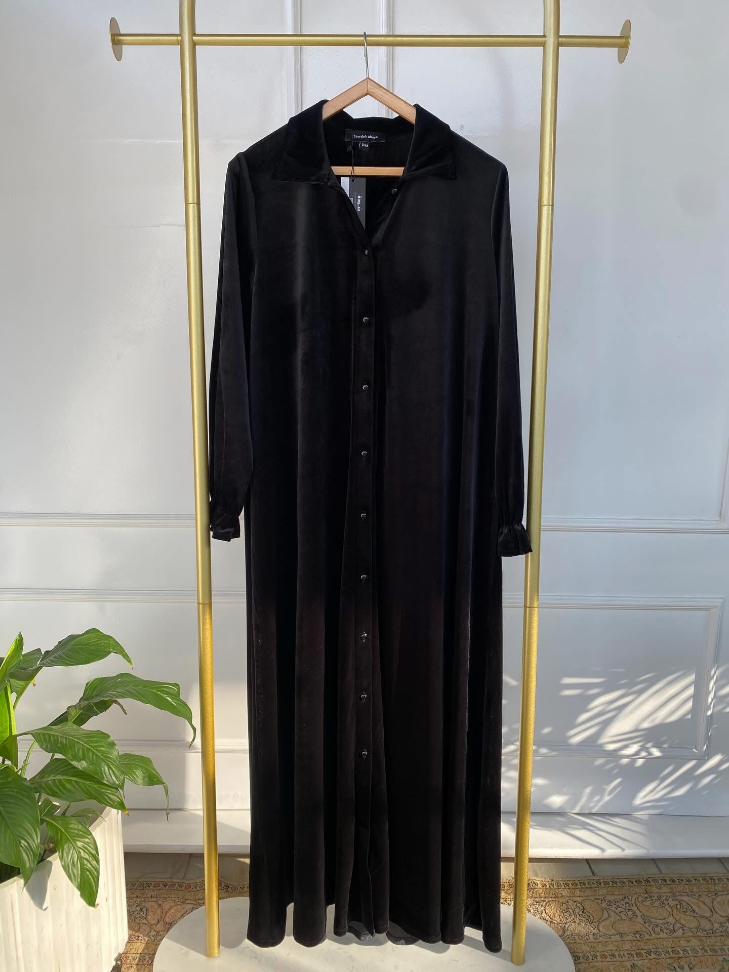 Velvet Chemise Abaya